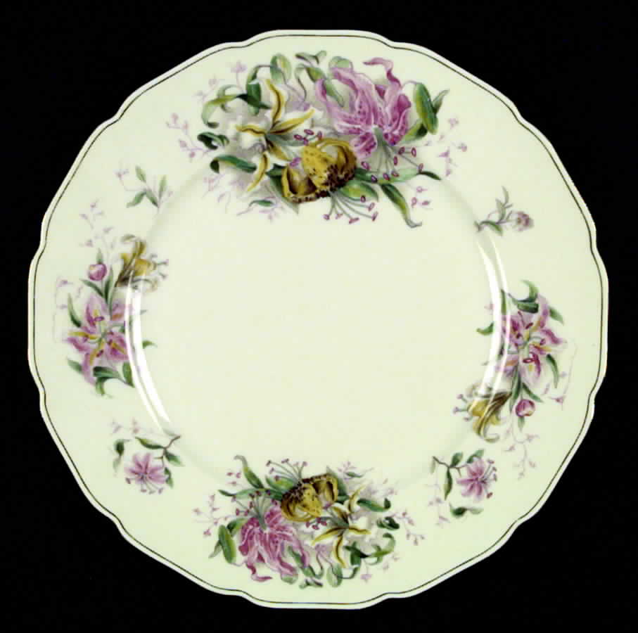 Tiger Lily Dinner Plate by Black Knight-1