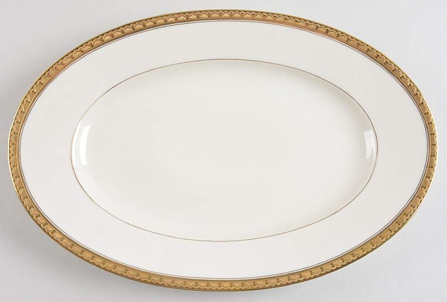 Trianon 12" Oval Serving Platter by Black Knight-1