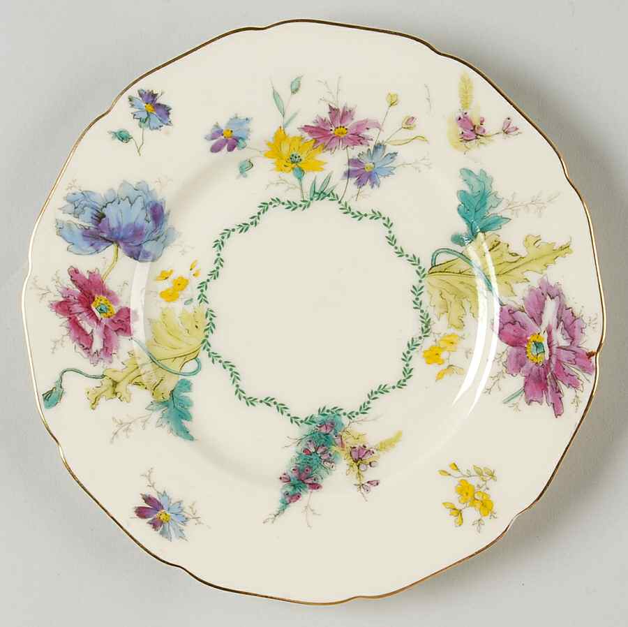 Wild Rose Salad Plate by Black Knight-1