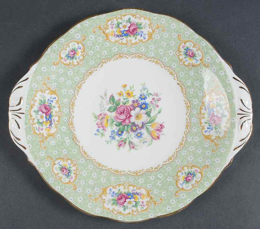 Gainsborough Handled Cake Plate by Bell China-1