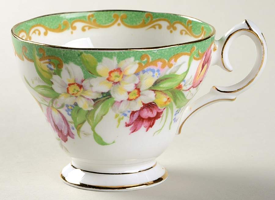 Narcissus Green Footed Cup by Bell China-1