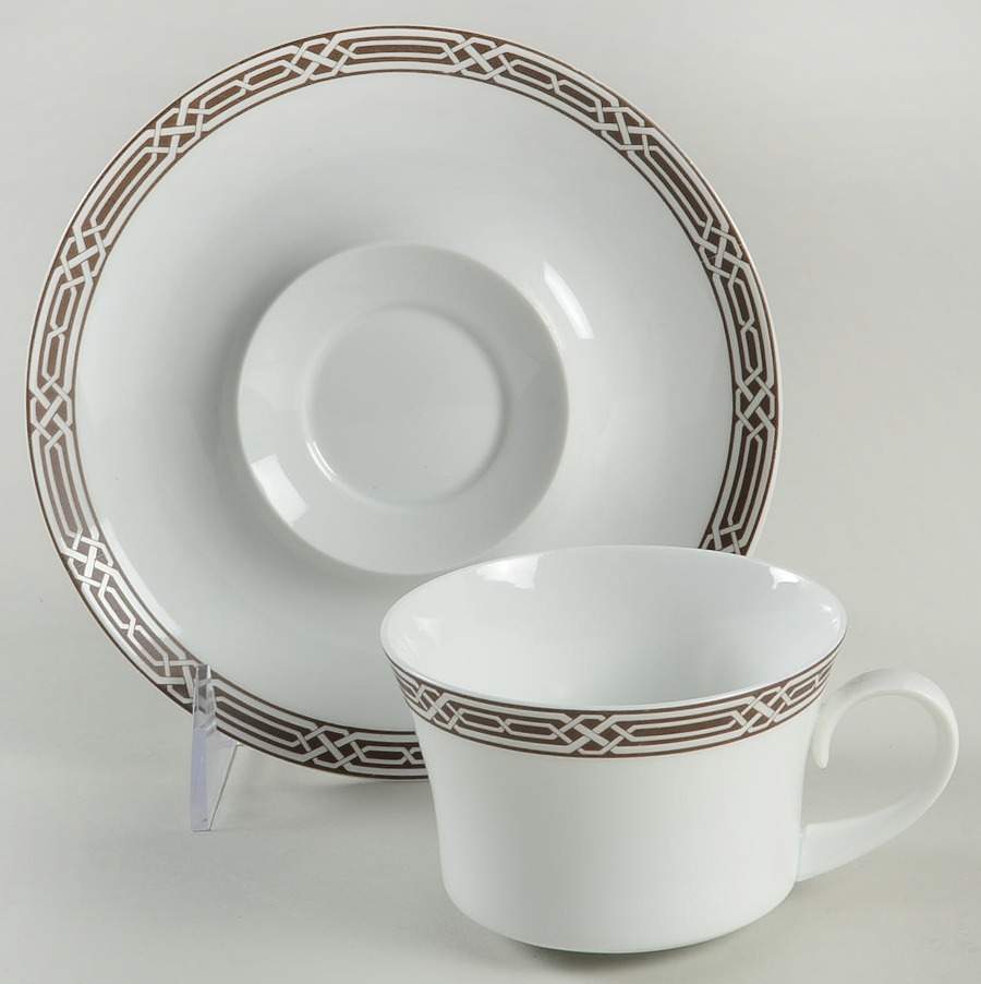 Alhambra Flat Cup & Saucer Set by Block-1