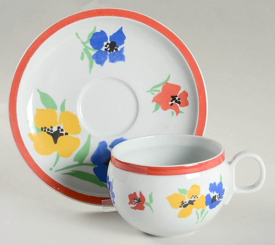 Anemone Oversized Cup & Saucer Set by Block-1