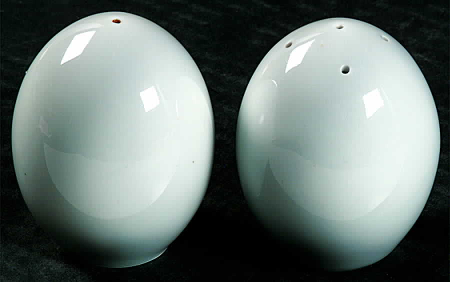 Athens White Salt & Pepper Set by Block-1