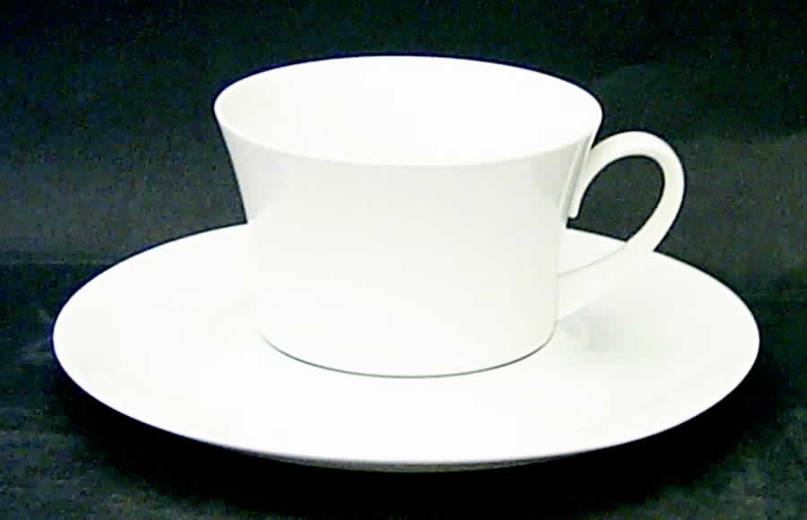 Blanco Flat Cup & Saucer Set by Block-1