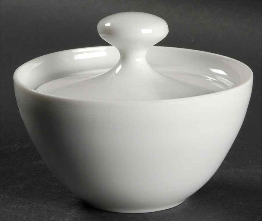 Blanco Sugar Bowl & Lid by Block-1