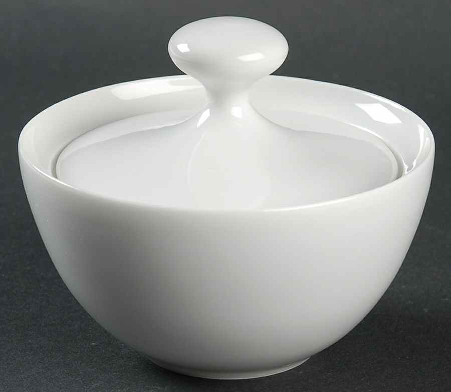 Blanco Mini Sugar Bowl & Lid by Block-1