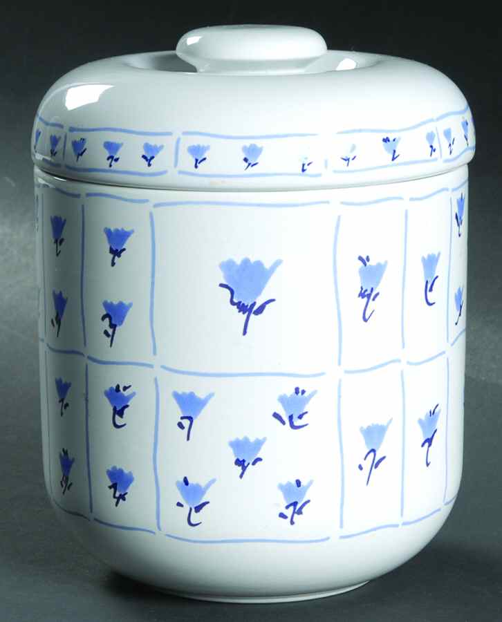 Blue Fields Medium Canister & Lid by Block-1