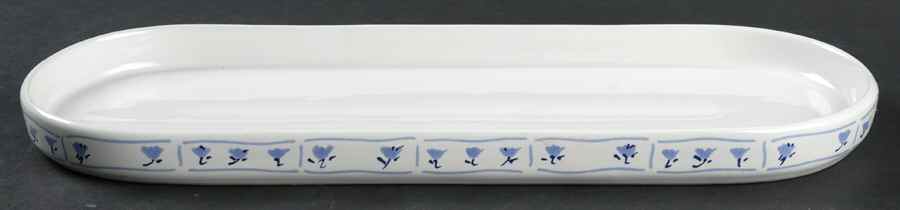 Blue Fields 12" Flower Pot Tray by Block-1