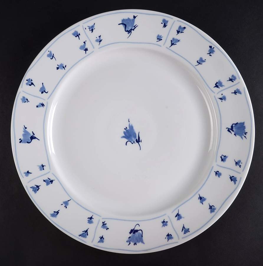 Blue Fields 12" Chop Plate (Round Platter) by Block-1