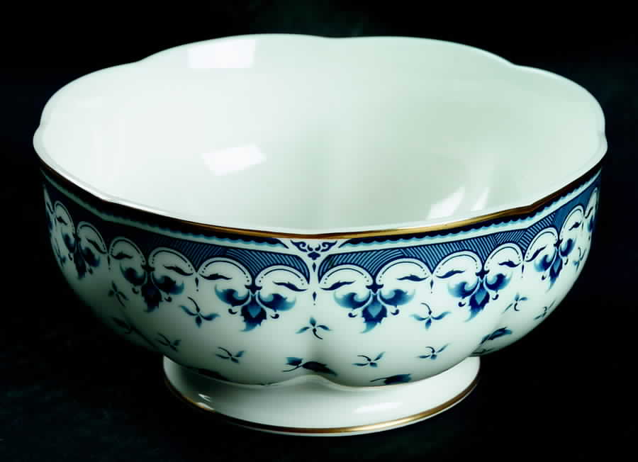 Blue Leaf Coupe Cereal Bowl by Block-1