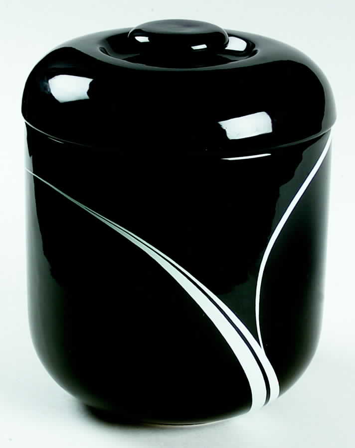 Black Pearl Large Canister & Lid by Block-1