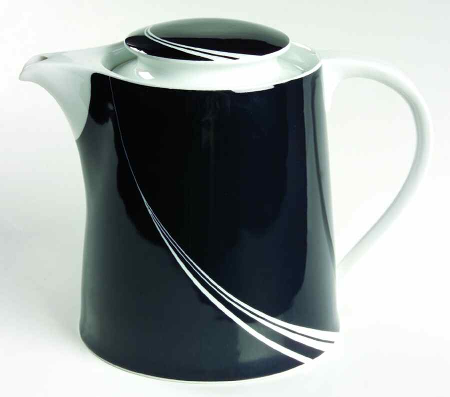 Black Pearl Teapot & Lid by Block-1