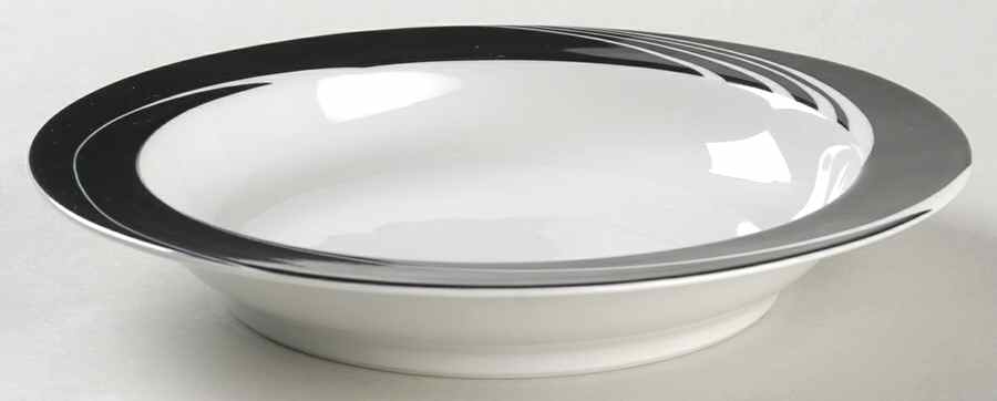Black Pearl Rim Soup Bowl by Block-1