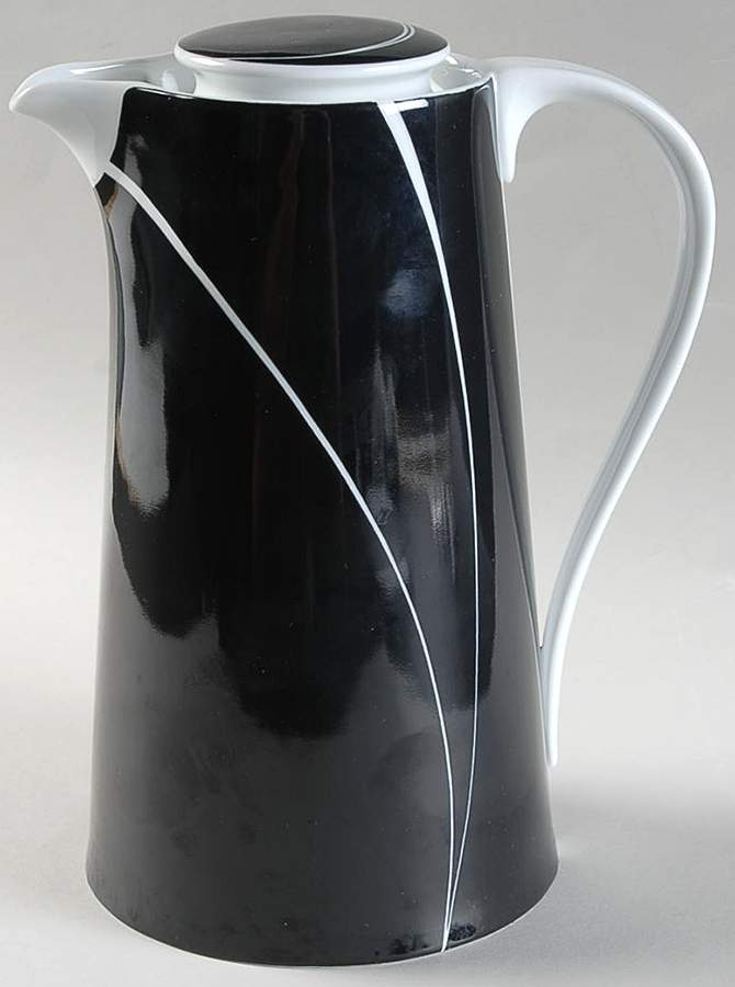 Black Pearl Mini Coffee Pot & Lid by Block-1