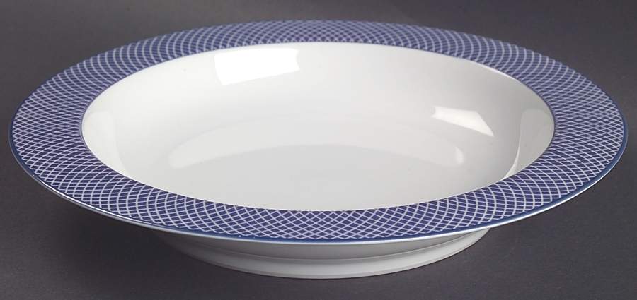 Blue Skies Large Rim Soup Bowl by Block-1