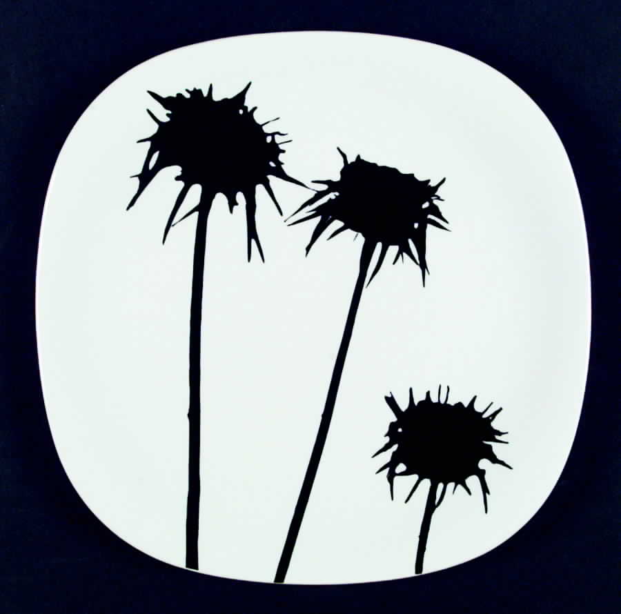 Black & White Dinner Plate by Block-1