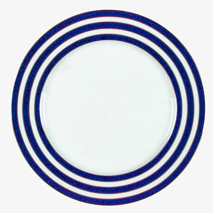 Carnegie Blue Dinner Plate by Block-1