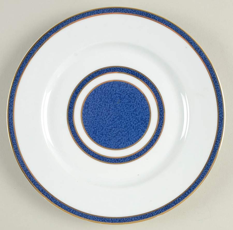 Carnegie Blue Salad Plate by Block-1