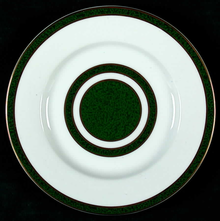 Carnegie Green Bread & Butter Plate by Block-1