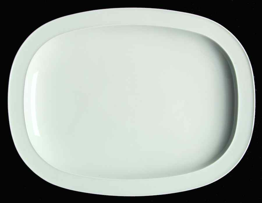 Chateau Blanc 12" Oval Serving Platter by Block-1