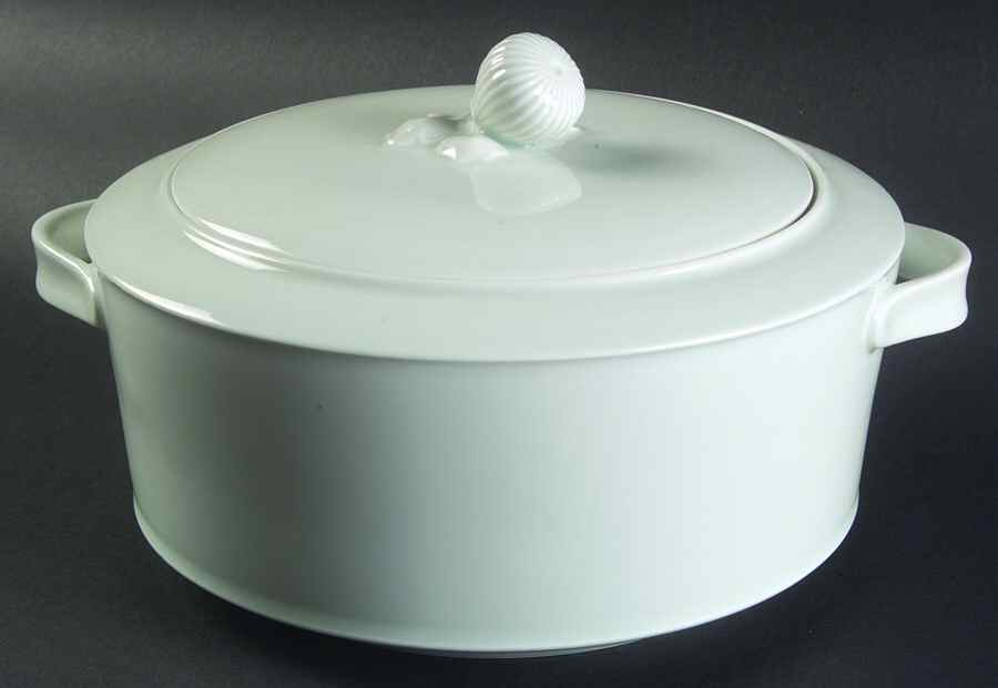 Chateau Blanc Round Covered Vegetable by Block-1