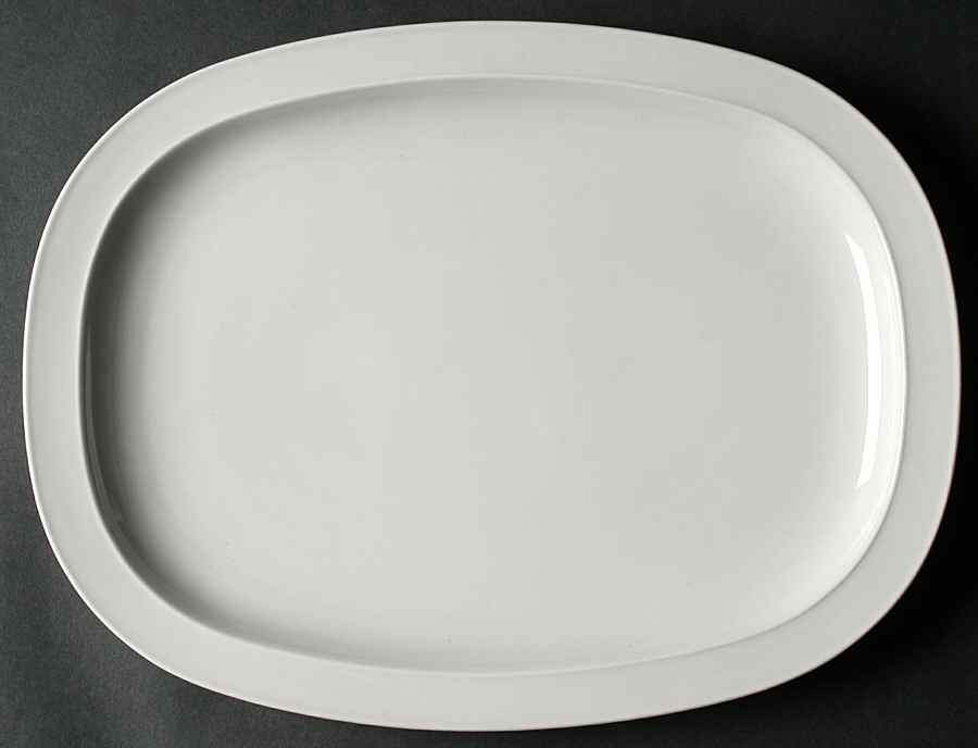 Chateau Blanc 13" Oval Serving Platter by Block-1