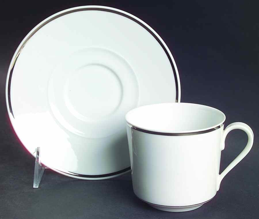 Chateau D'Argent Flat Cup & Saucer Set by Block-1