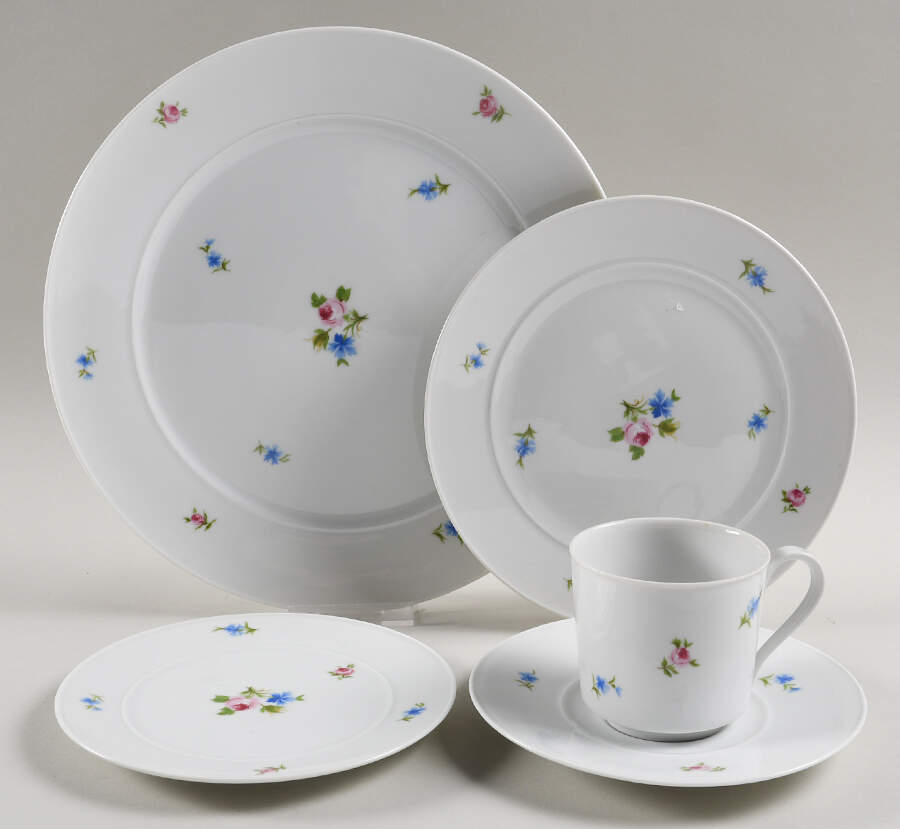 Chateau Fleuri 5 Piece Place Setting by Block-1