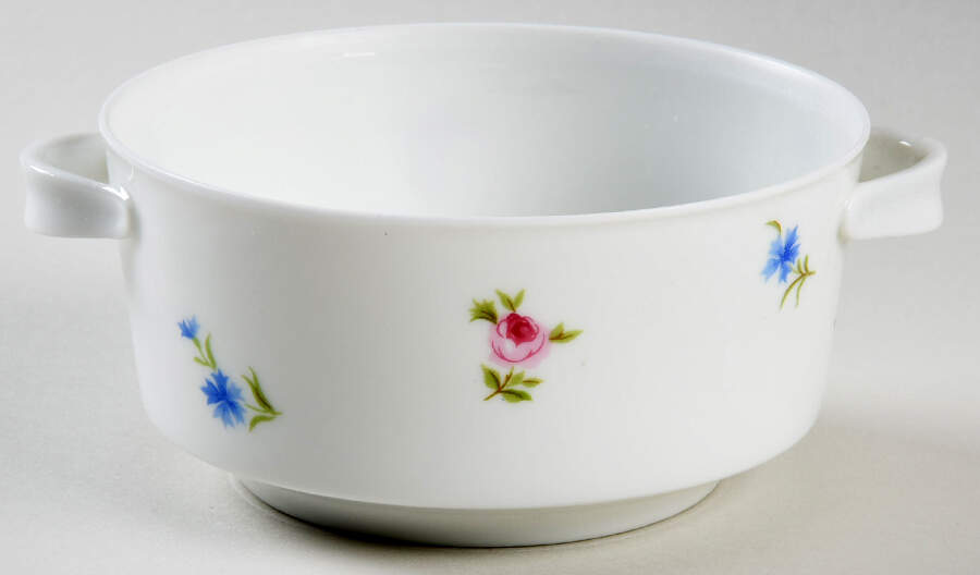 Chateau Fleuri Flat Cream Soup Bowl by Block-1