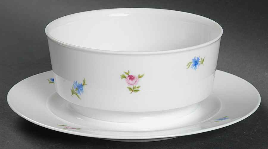Chateau Fleuri Gravy Boat with Attached Underplate by Block-1