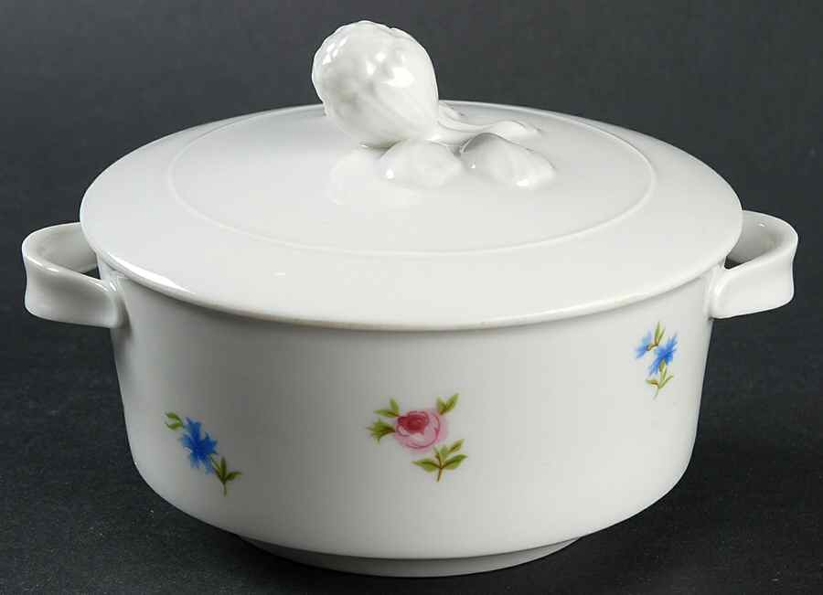 Chateau Fleuri Cream Soup Bowl & Lid Set by Block-1
