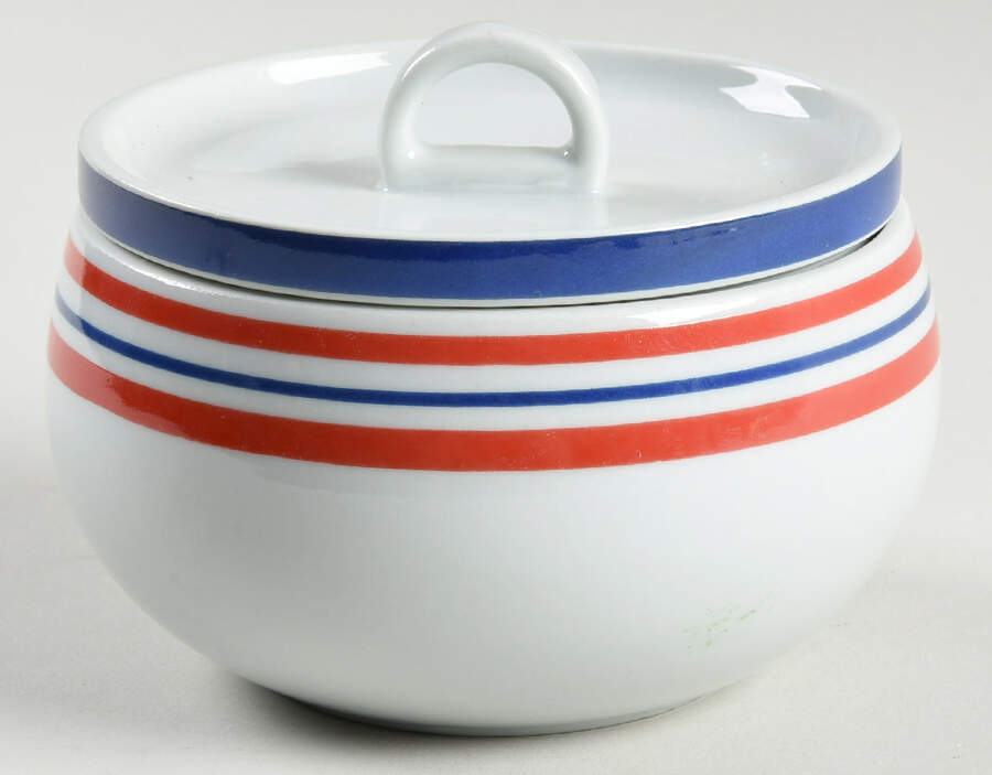 Chili Sugar Bowl & Lid by Block-1