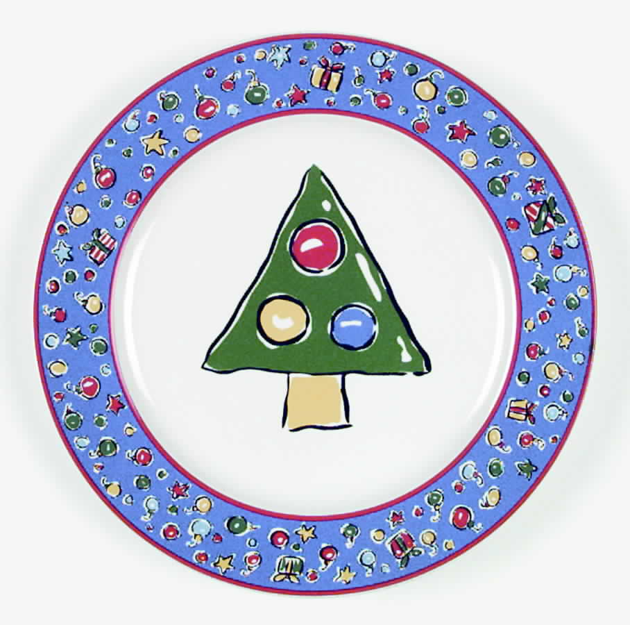 Christmas Party Salad Plate by Block-1