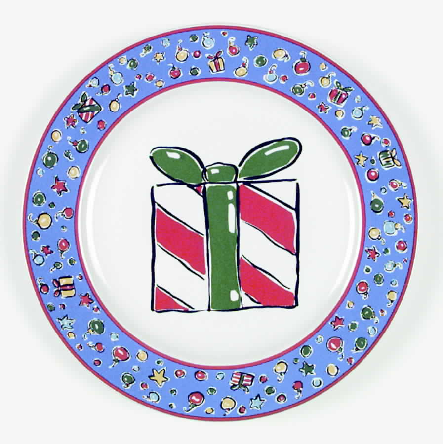 Christmas Party Salad Plate by Block-1