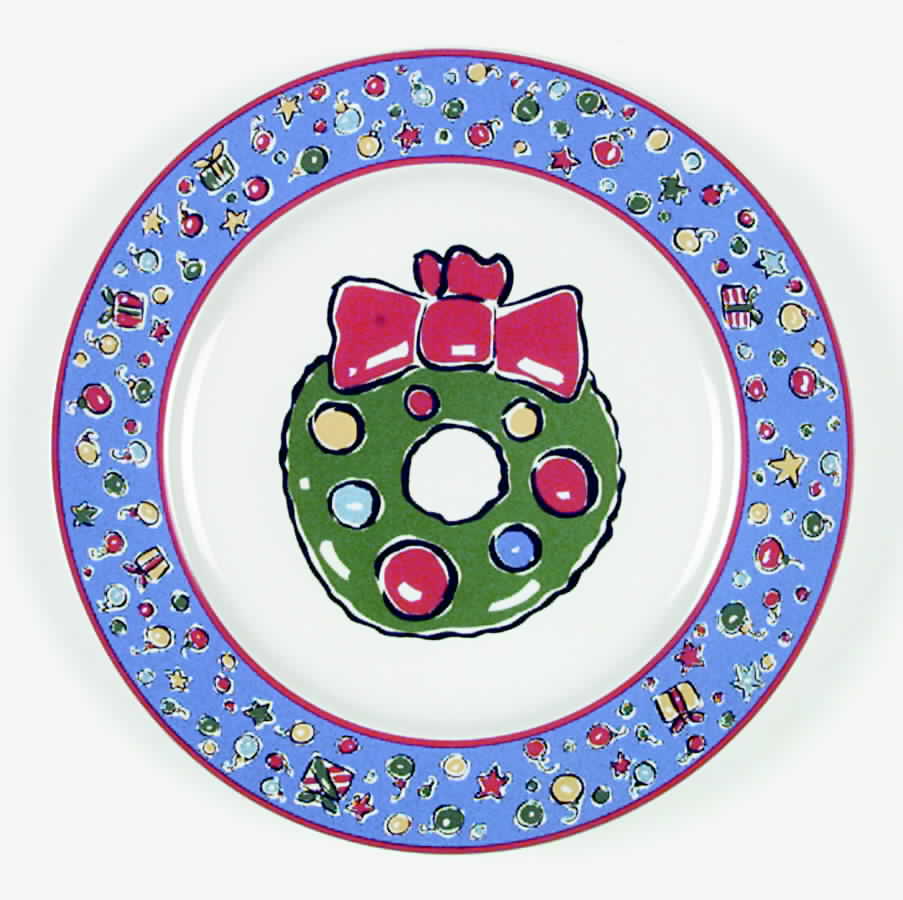 Christmas Party Salad Plate by Block-1