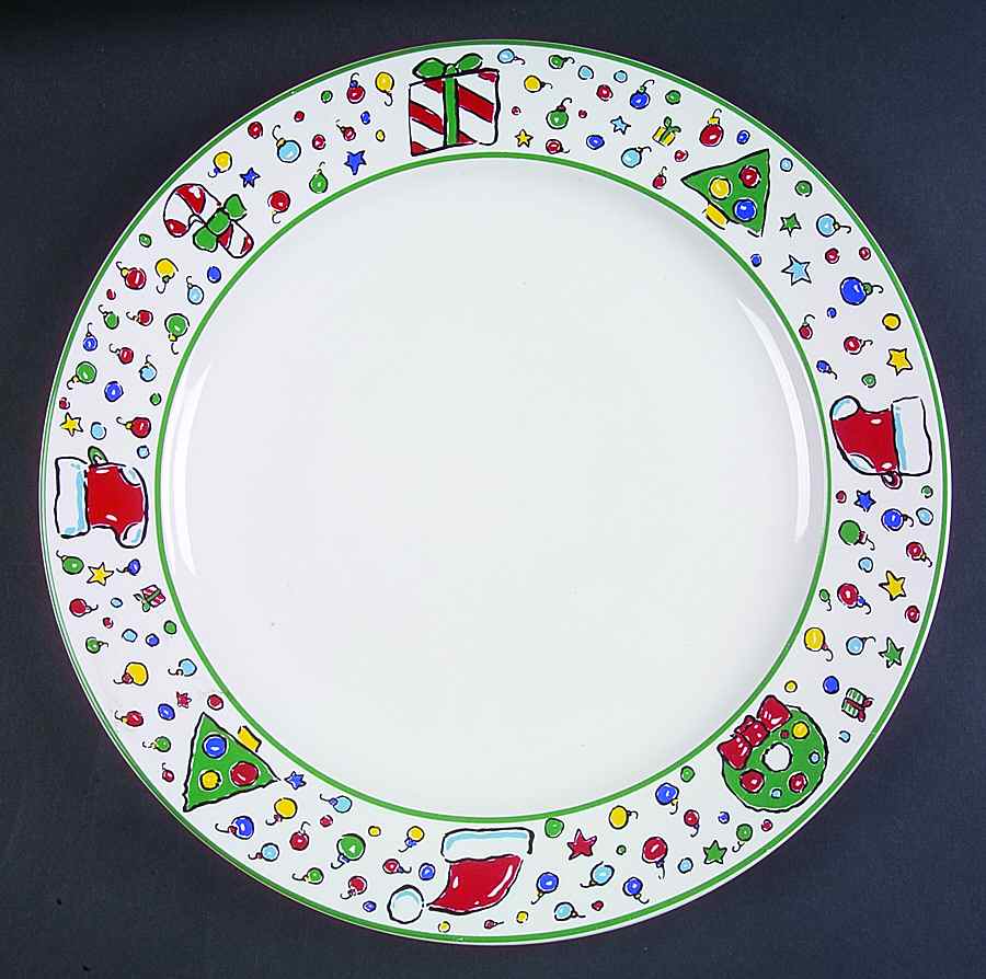 Christmas Party 12" Chop Plate (Round Platter) by Block-1