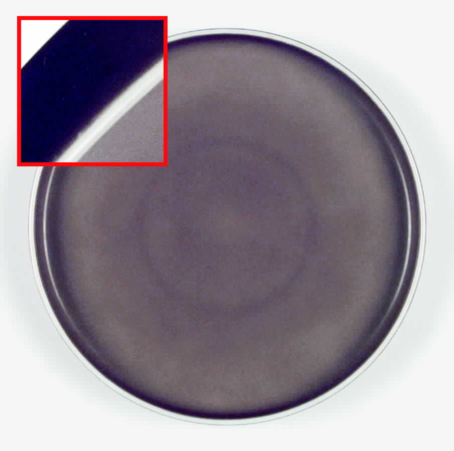 Chromatics Beige Black Salad Plate by Block-1