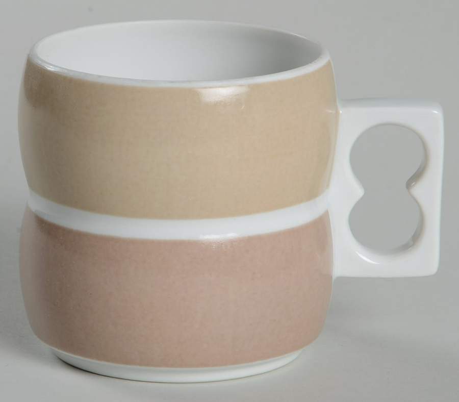 Chromatics Beige Black Cup/Mug by Block-1