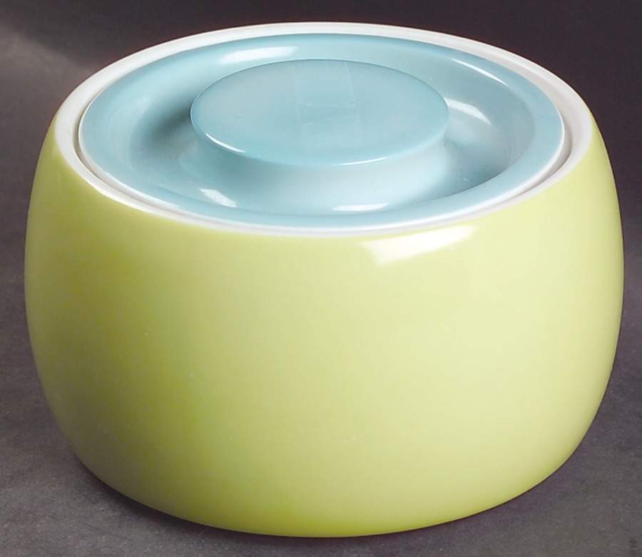 Chromatics Blue Green Sugar Bowl & Lid by Block-1