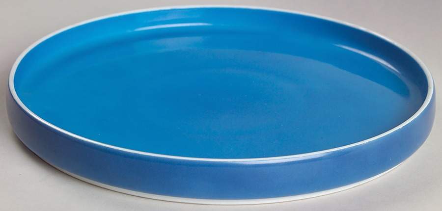 Chromatics Blue Green Salad Plate by Block-1