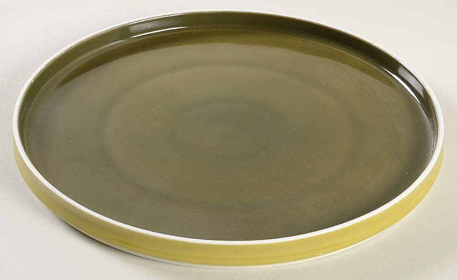 Chromatics Gold Brown Dinner Plate by Block-1