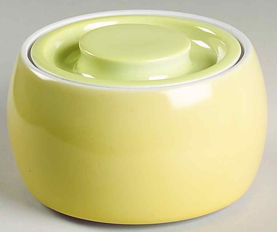 Chromatics Gold Brown Sugar Bowl & Lid by Block-1