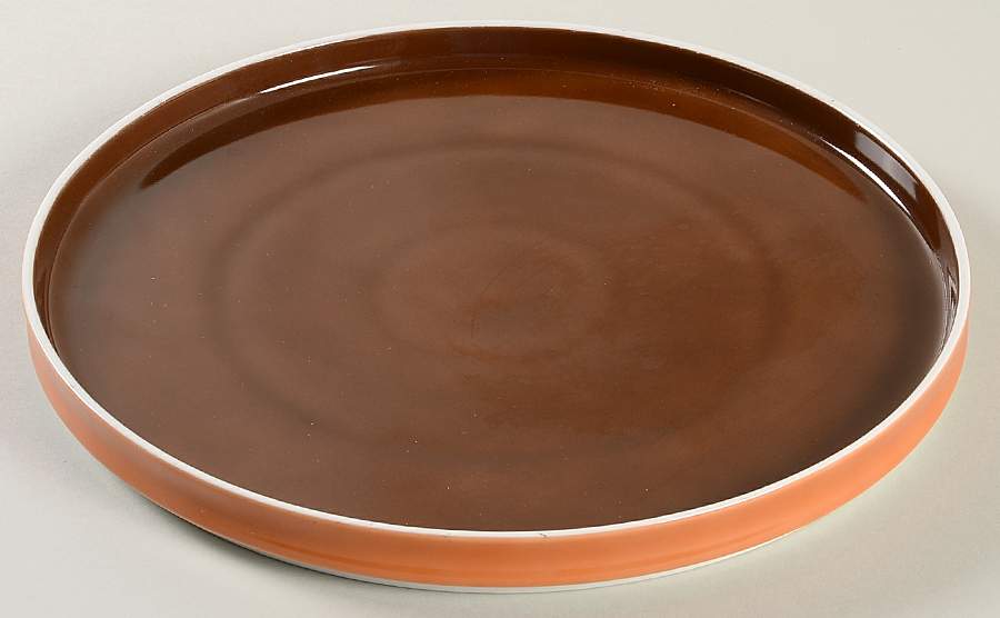Chromatics Gold Brown Dinner Plate by Block-1