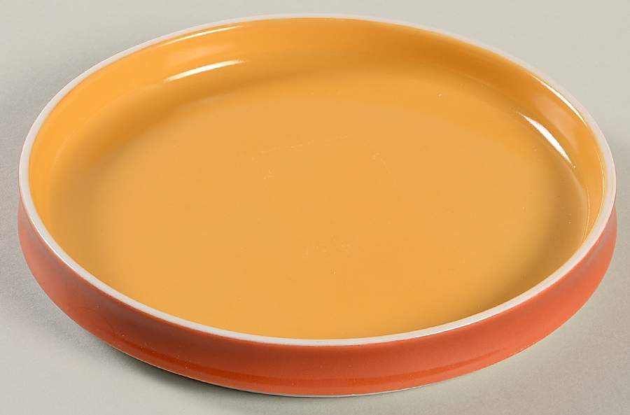 Chromatics Gold Brown Bread & Butter Plate by Block-1