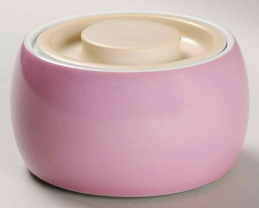 Chromatics Red Lavender Sugar Bowl & Lid by Block-1