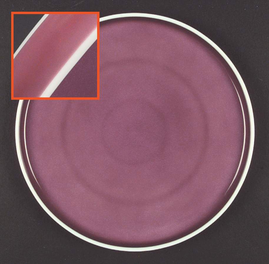 Chromatics Red Lavender Dinner Plate by Block-1