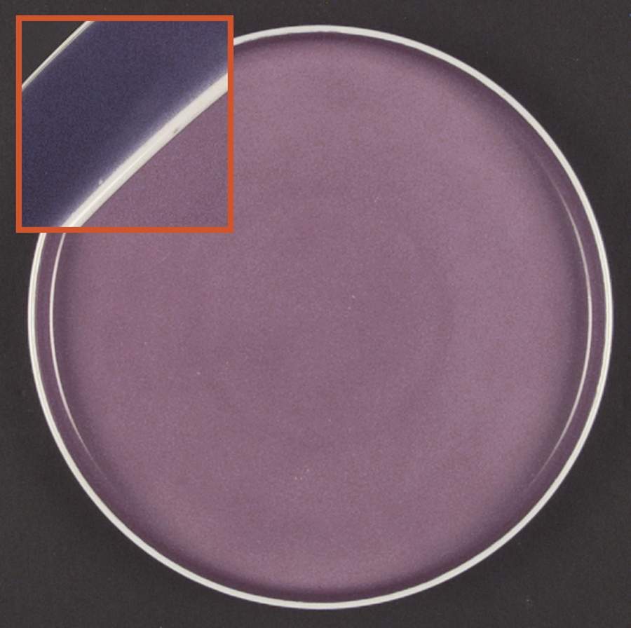 Chromatics Red Lavender Salad Plate by Block-1