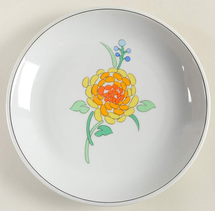 Chrysanthemum Salad Plate by Block-1