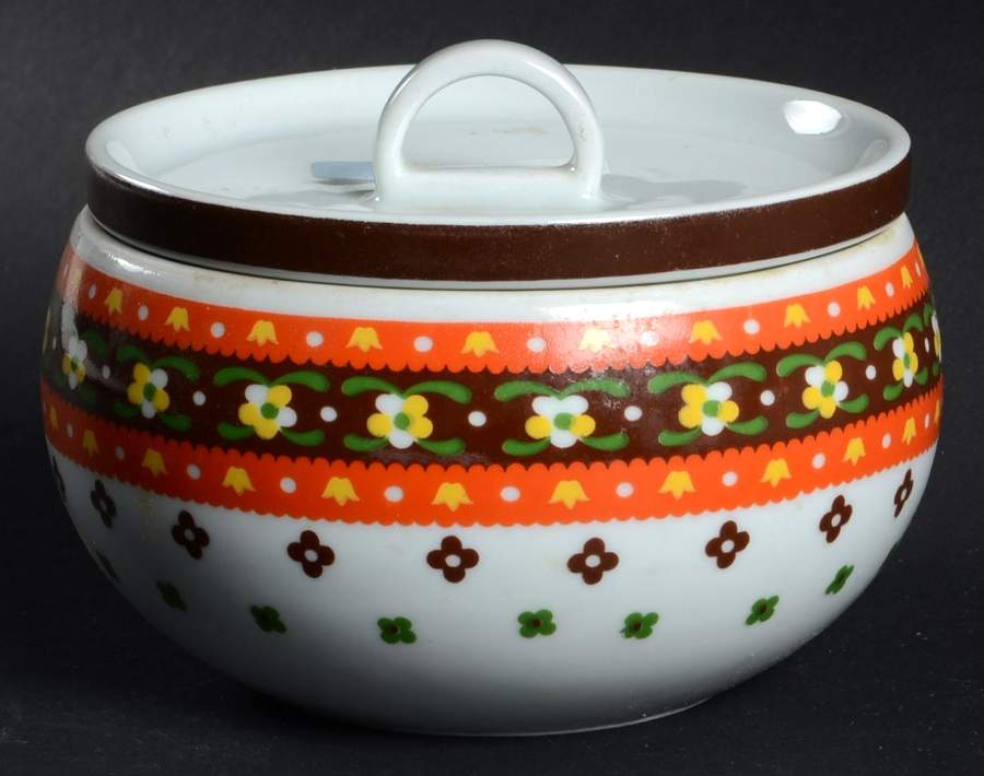 Cinnamon Sugar Bowl & Lid by Block-1